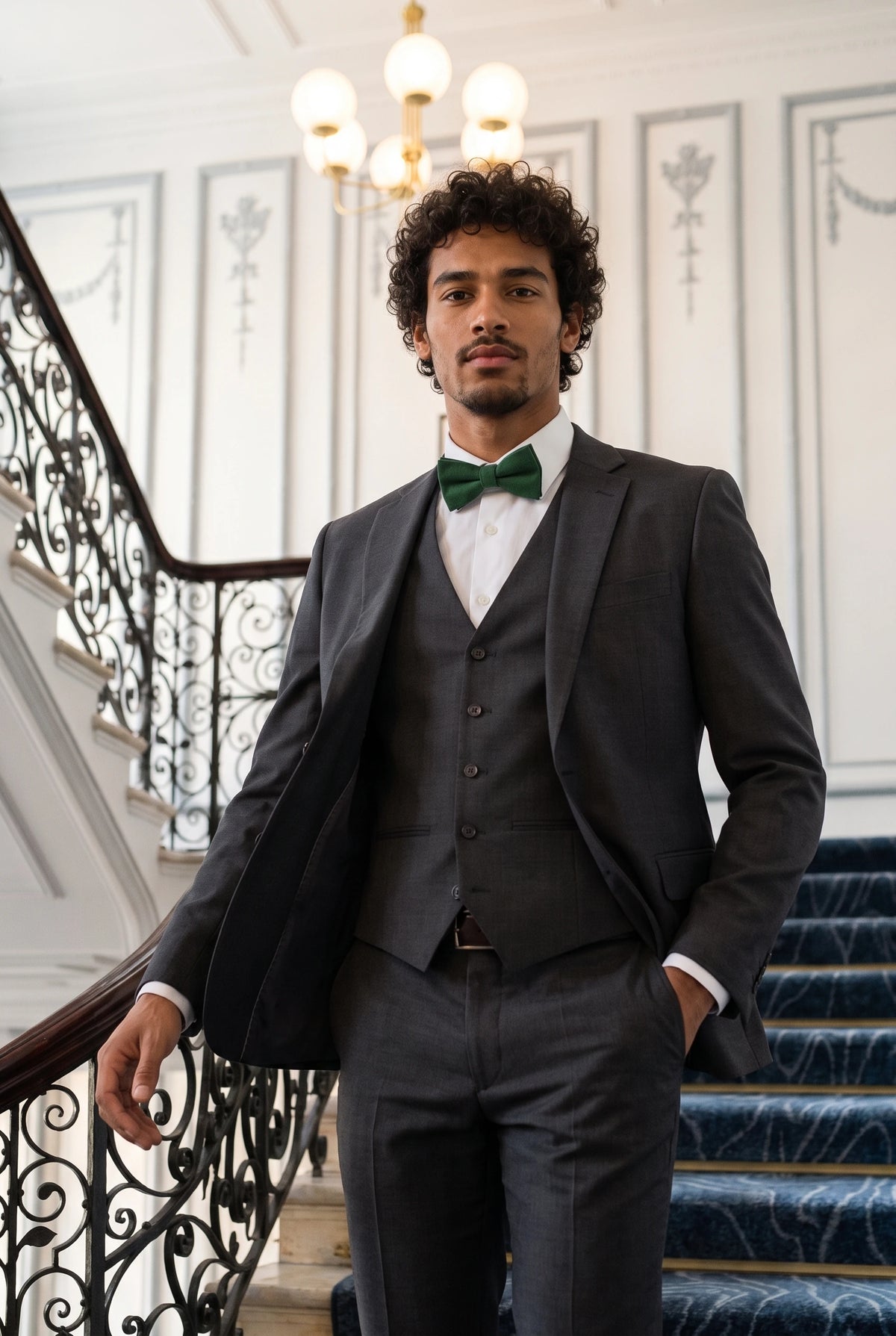 Men’s Green Double Layer Bow Tie