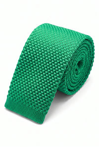 Men’s Green Knitted Tie