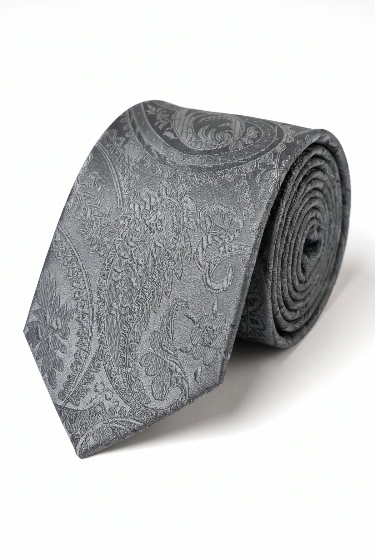 Men’s Grey Paisley Tie Gift Set