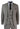 Mens Herringbone Tweed 3 Piece Suit Velvet Trim Classic Vintage Slim Fit Beige