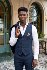 Men’s Khaki Tweed Pocket Square