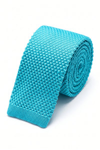 Men’s Light Blue Knitted Tie