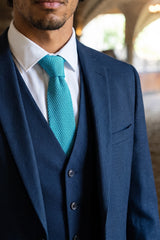 Men’s Light Blue Knitted Tie