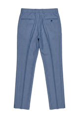 Charles - Men's Light Blue Summer Trousers