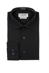 Men's Long Sleeve Button-Down Dress Shirt - Black