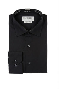 Men's Long Sleeve Button-Down Dress Shirt - Black