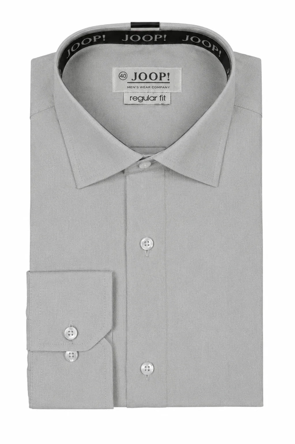 Men's Long Sleeve Button-Down Dress Shirt - Grey