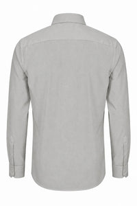 Men's Long Sleeve Button-Down Dress Shirt - Grey