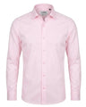 Men's Long Sleeve Button-Down Dress Shirt - Pink