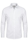 Men's Long Sleeve Button-Down Dress Shirt - White