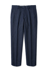 Arthur - Men's Birdseye Navy Trousers