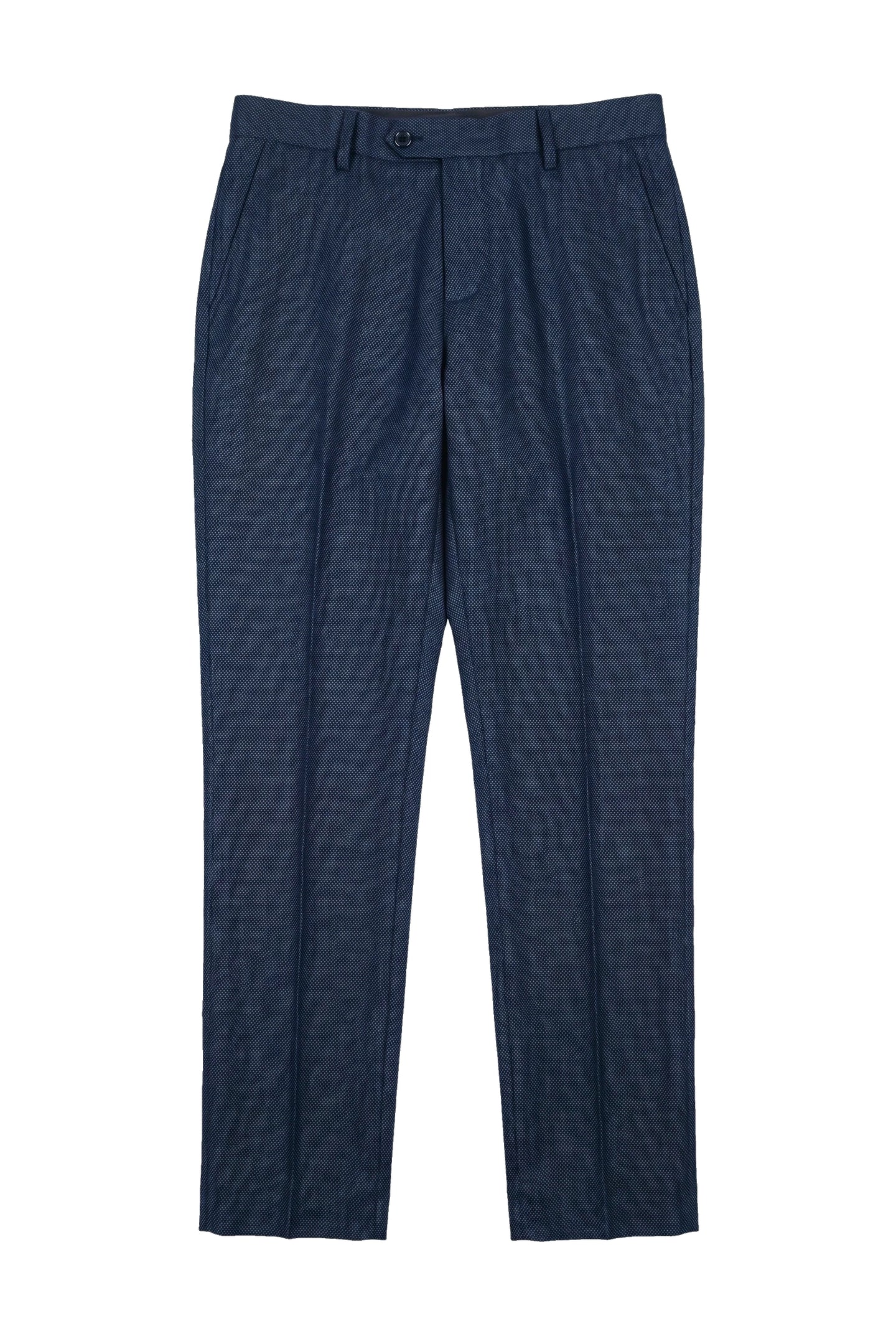 Arthur - Men's Birdseye Navy Trousers