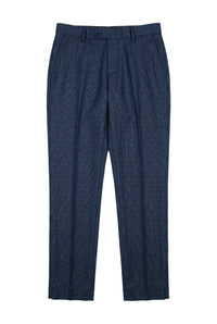 Arthur - Men's Birdseye Navy Trousers