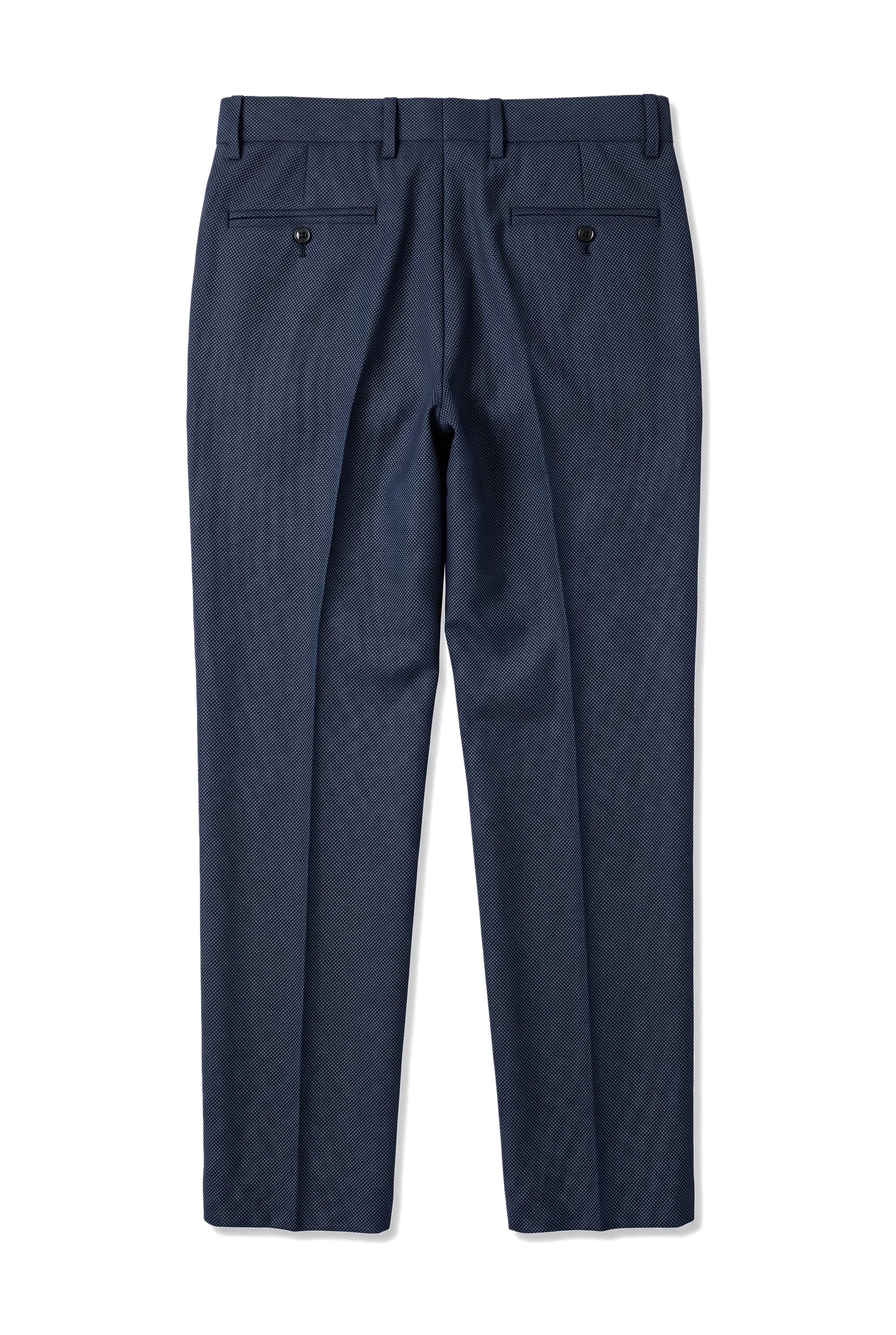 Arthur - Men's Birdseye Navy Trousers