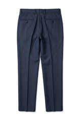Arthur - Men's Birdseye Navy Trousers