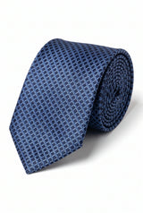 Men’s Navy Textured Woven Tie