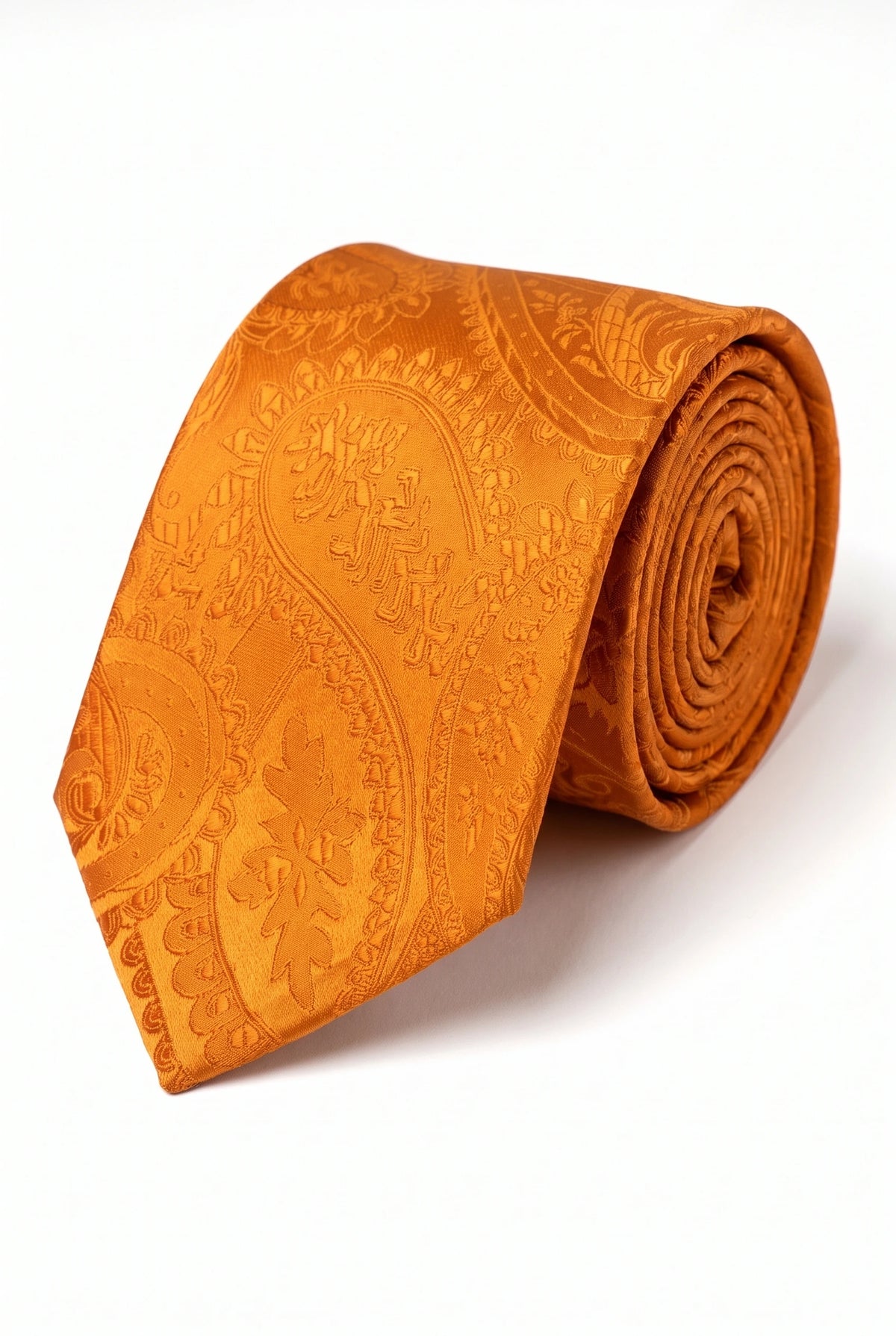 Men’s Orange Paisley Tie Gift Set