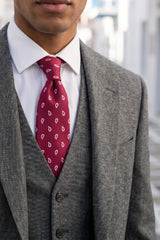 Men’s Pink Patterned Tie