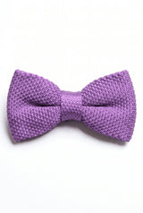 Men’s Purple Knitted Bow Tie