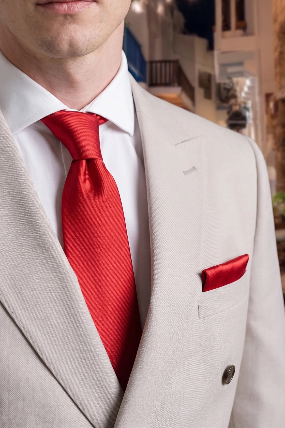 Men’s Red Tie Set