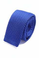 Men’s Royal Blue Knitted Tie