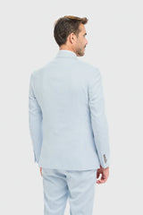 Men's Sky Blue Tailored Fit Blazer