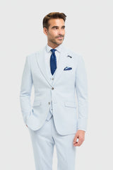 Men's Sky Blue Tailored Fit Blazer