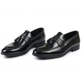 Men's Tassel High-Gloss Slip-On Loafers