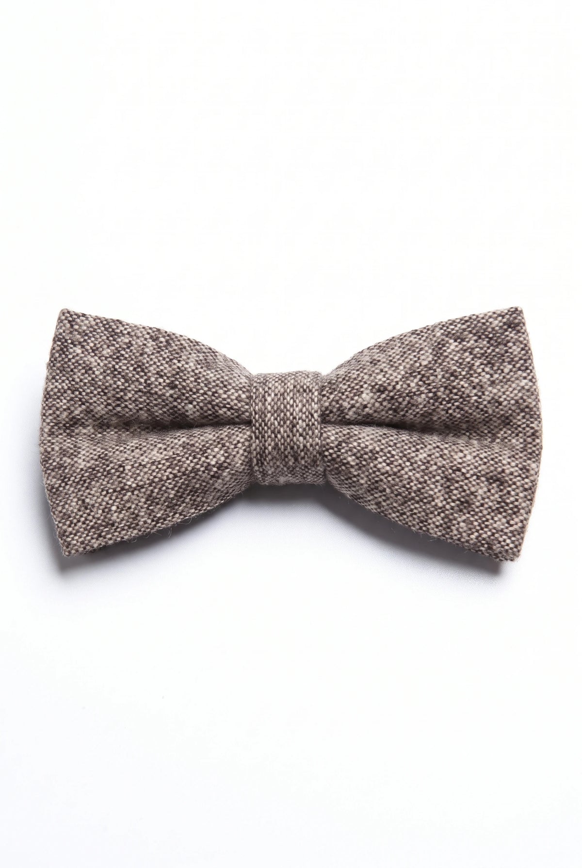 Men’s Taupe Tweed Bow Tie
