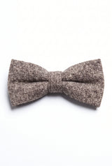 Men’s Taupe Tweed Bow Tie