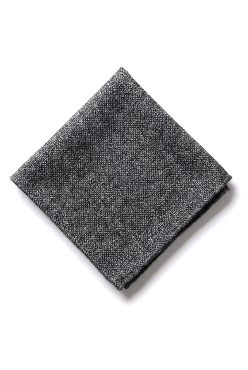 Mens Tie and Hankie Set - Grey Tweed STZ23, One Size