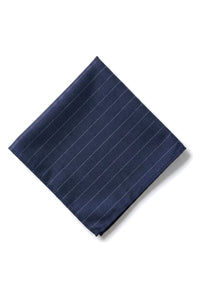 Mens Tie and Hankie Set - Navy Stripe STZ41, One Size