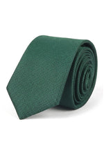 Men's Tie Pocket Sqaure Set Formal Solid Necktie - Green