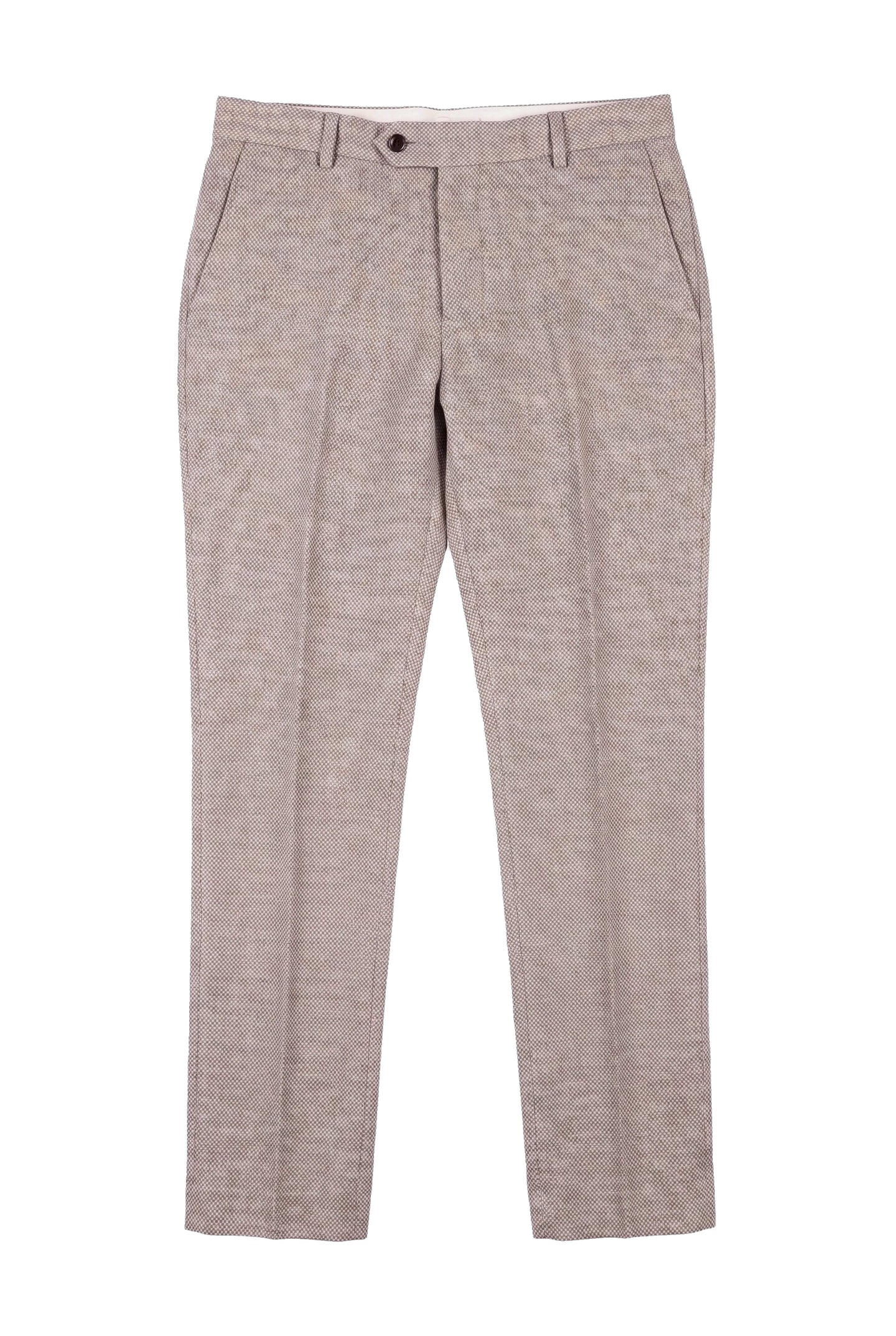 Ralph - Men's Cream Tweed Trousers