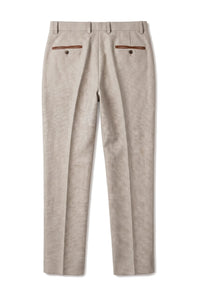 Ralph - Men's Cream Tweed Trousers