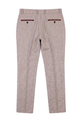 Ralph - Men's Cream Tweed Trousers