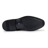 Men's Vegan Leather Double Monk Strap Loafers