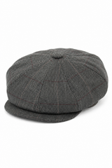 Mens Vintage Tweed Newsboy Hat