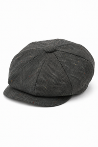 Mens Vintage Tweed Newsboy Hat