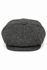 Mens Vintage Tweed Newsboy Hat