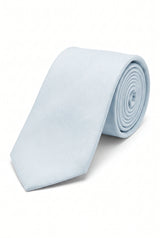 Men’s White Suede-Finish Tie