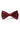 Men's Wine Bow Tie Pocket Square Cuff Links Gift Set
