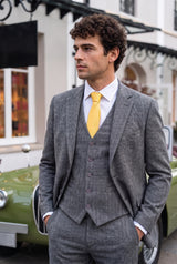 Men’s Yellow Slim 6cm Tie
