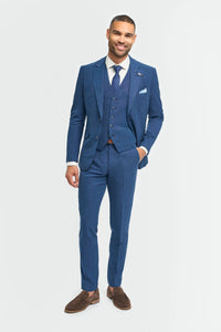 Miami - Men's Blue Wedding Blazer