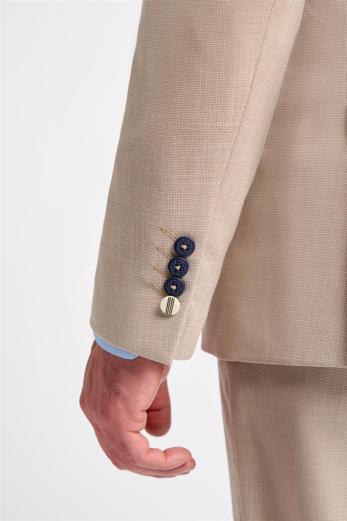 Miami - Men's Beige Wedding Blazer