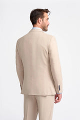 Miami - Men's Beige Wedding Blazer