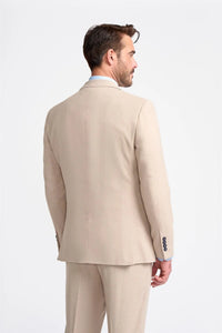Miami - Men's Beige Wedding Blazer
