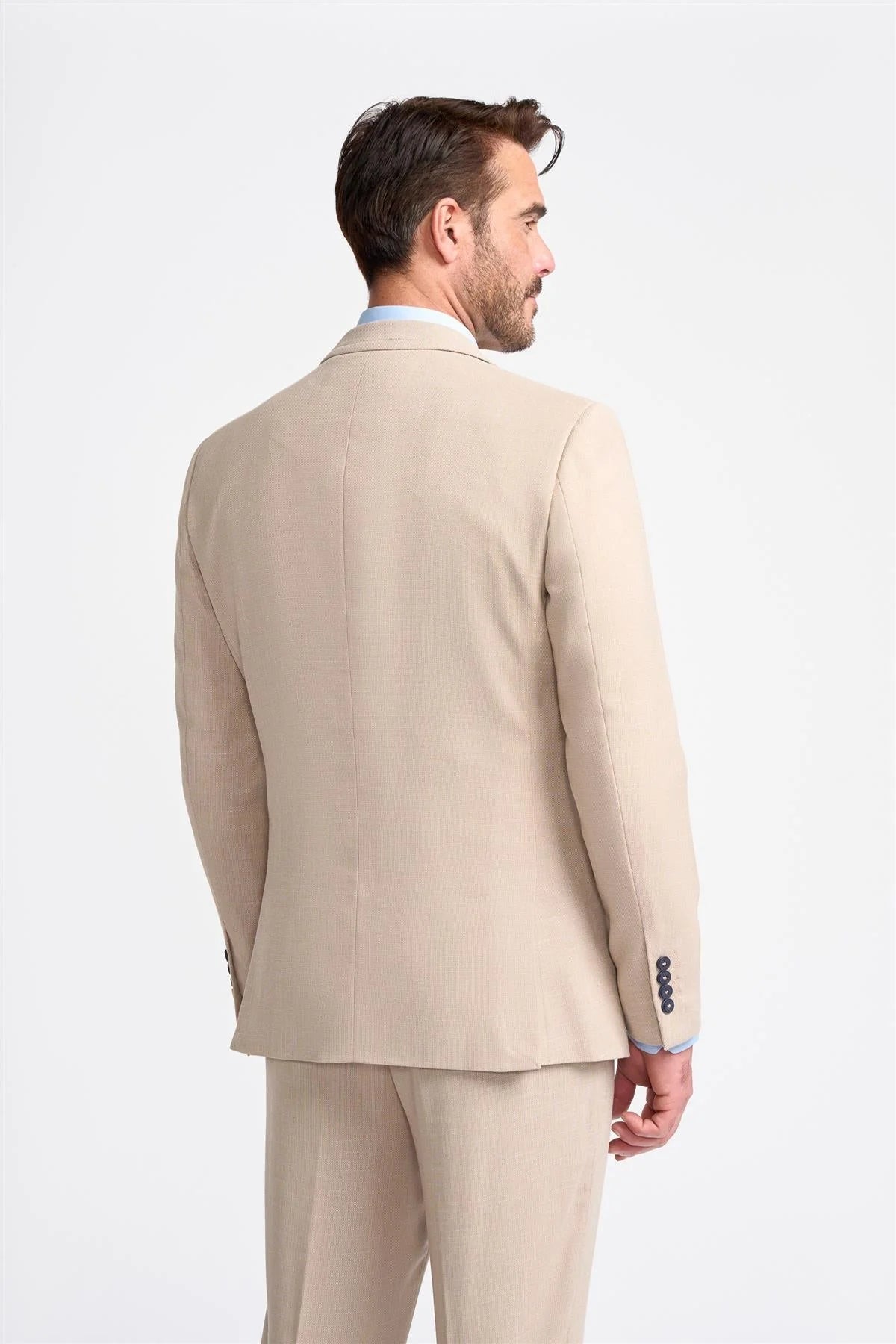 Miami - Men's Beige Wedding Blazer