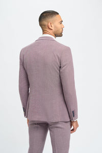 Miami - Men's Pink Slim Fit Summer Blazer