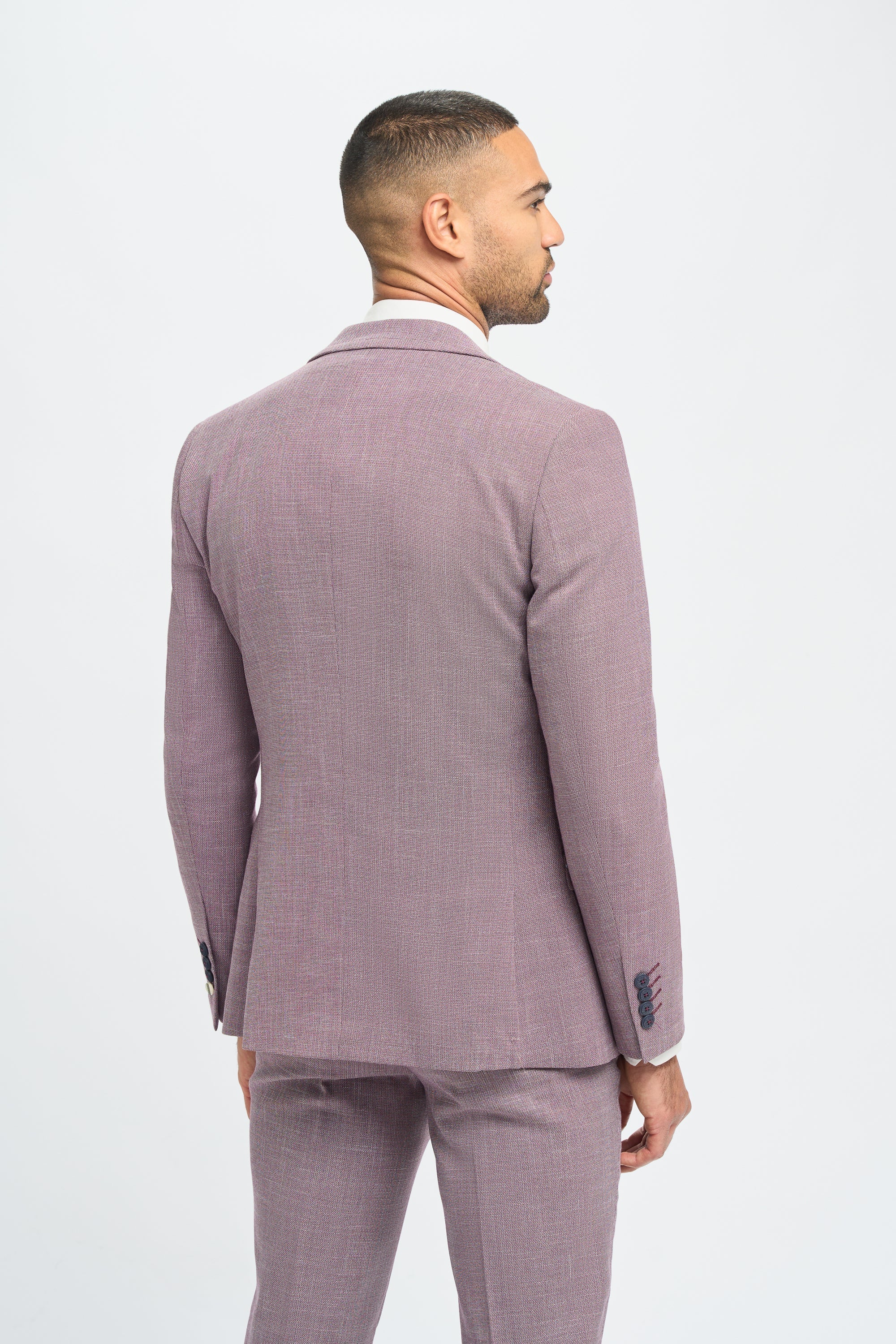 Miami - Men's Pink Slim Fit Summer Blazer